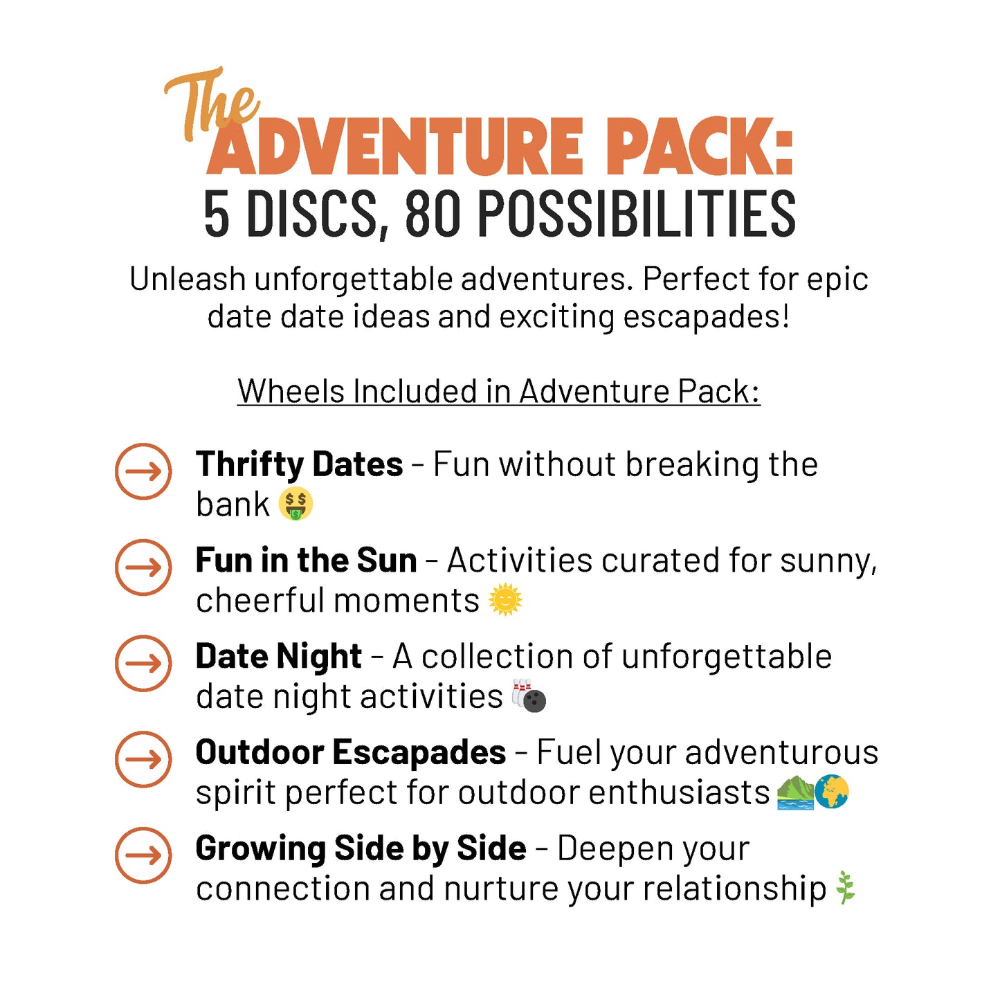 Adventure Pack (5 discs only)